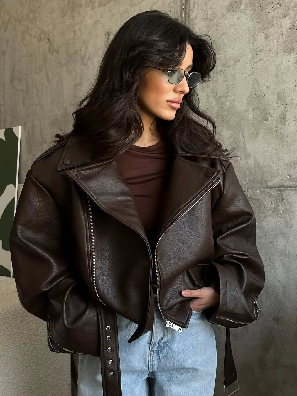 ZEYA - Felicity Vegan Leather Jacket