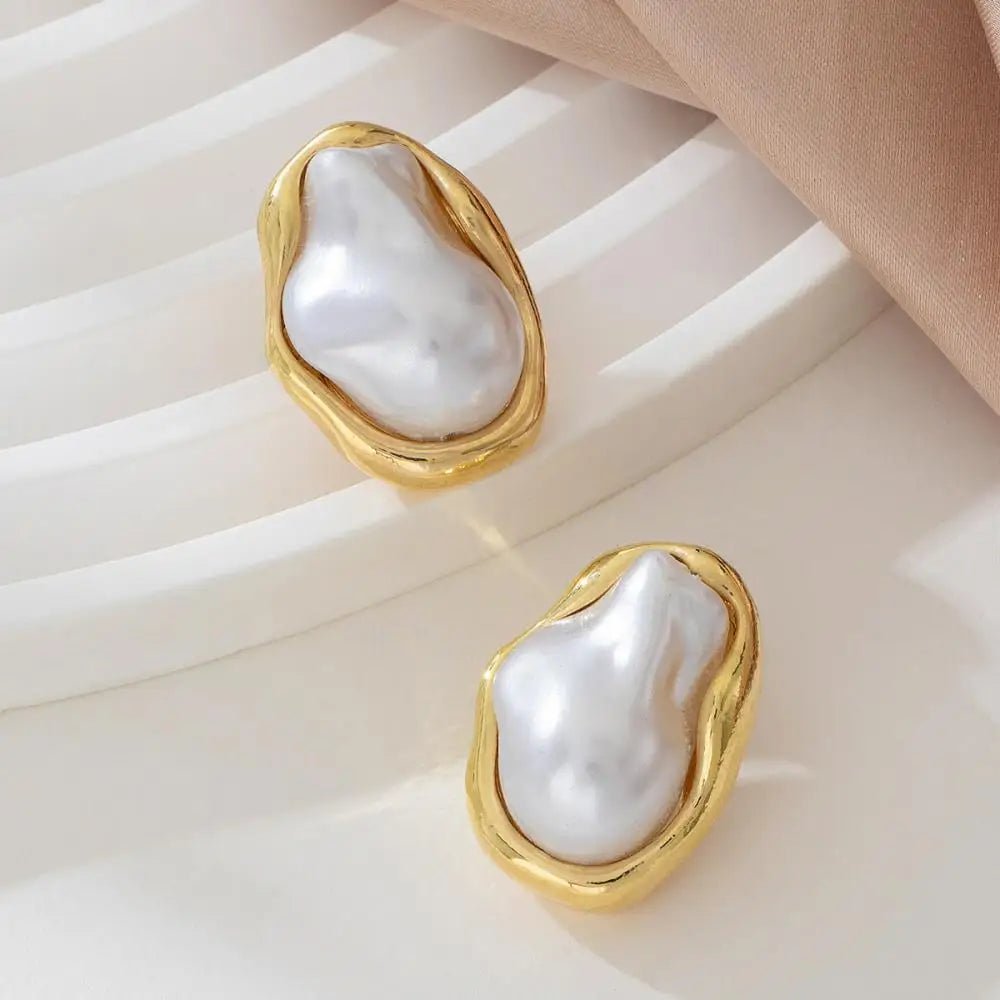 ZEYA - Ivy Vintage Pearl Earrings