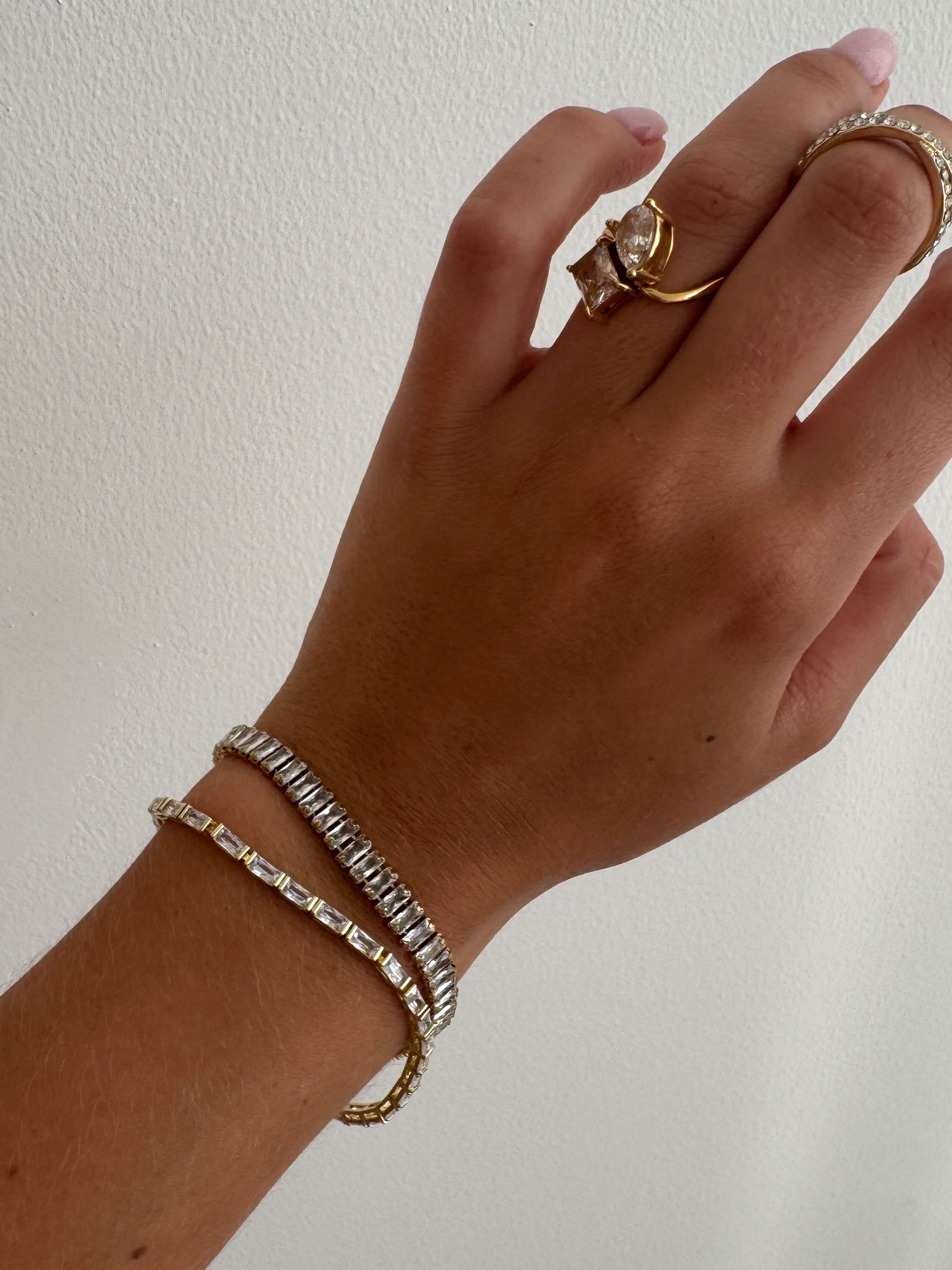 Baguette Tennis Bracelet - ZEYA