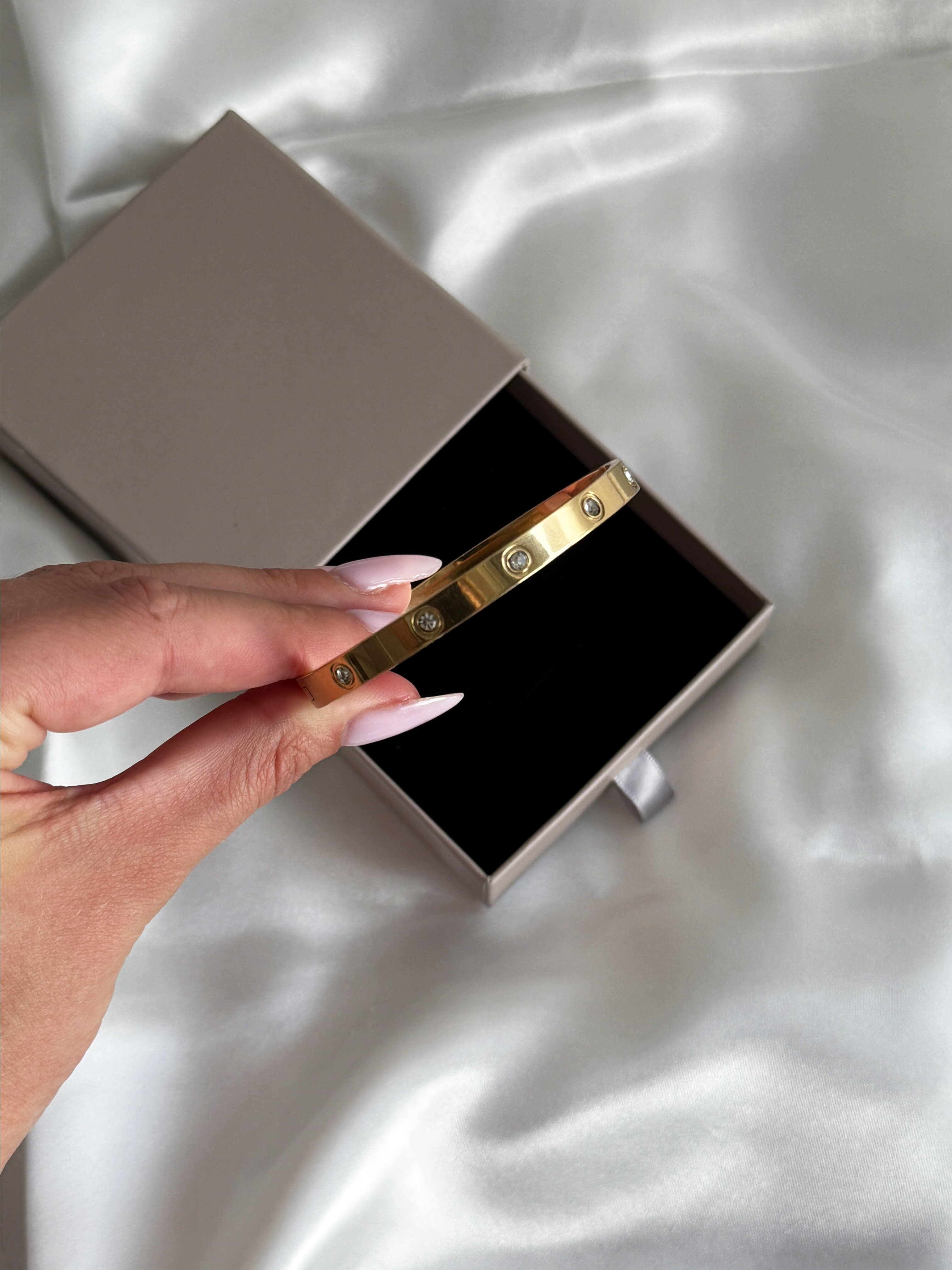Zirconia Bangle - ZEYA
