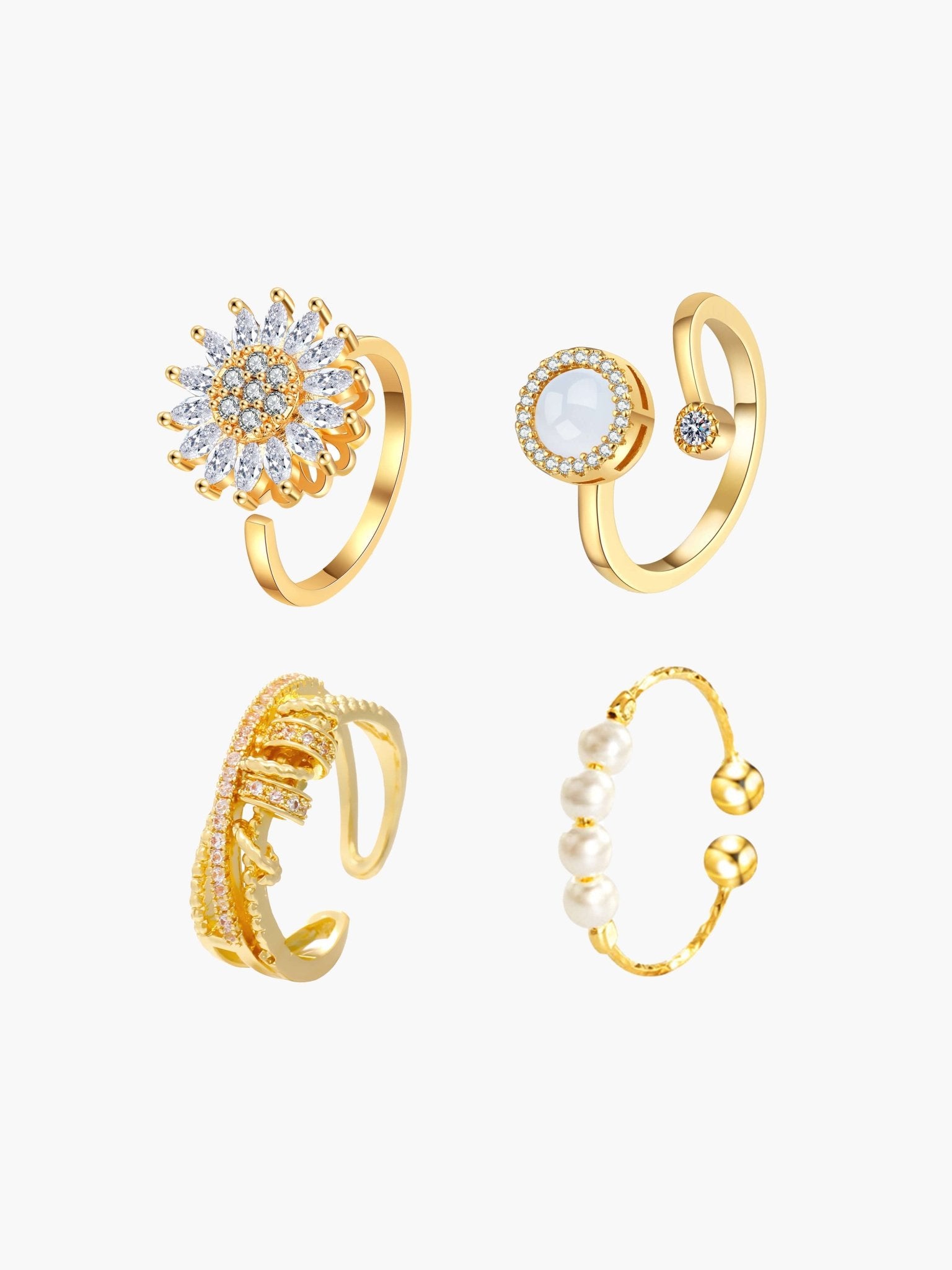 ZEYA - Eliz Anxiety Ring Set