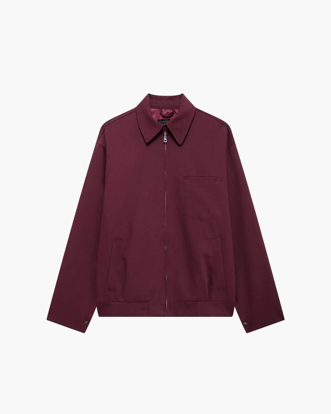 ZEYA - Riley Burgundy Bomber Jacket