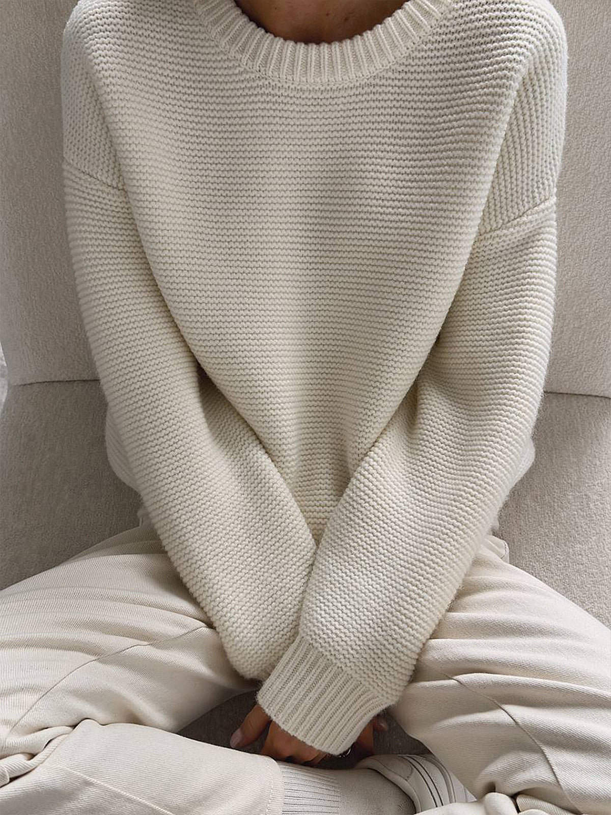 ZEYA - Via Creme Knit Sweater